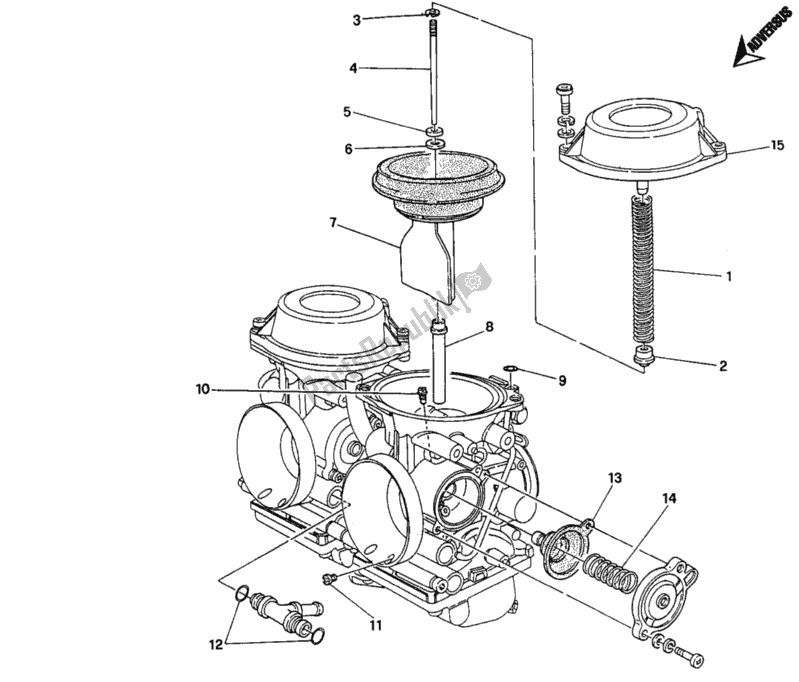 Todas las partes para Piezas De Repuesto Del Carburador de Ducati Monster 900 1995