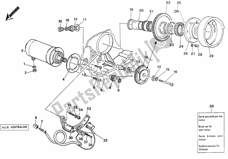 Todas las partes para Generador - Motor De Arranque de Ducati Monster 900 1995