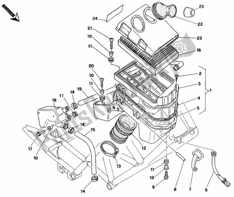 Tutte le parti per il Presa del Ducati Monster 900 1995