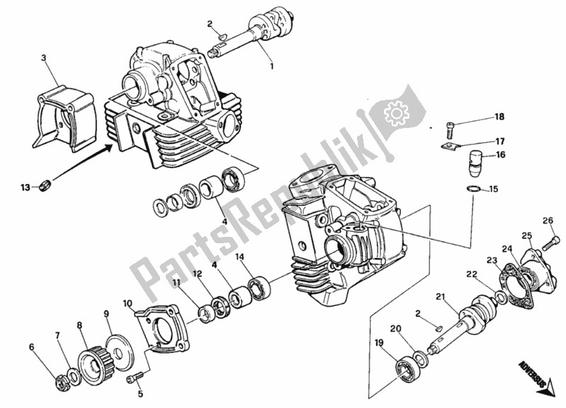 Alle onderdelen voor de Nokkenas van de Ducati Monster 900 1996