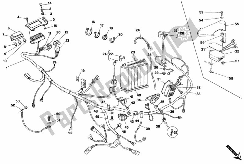 Todas las partes para Arnés De Cableado de Ducati Monster 900 1996