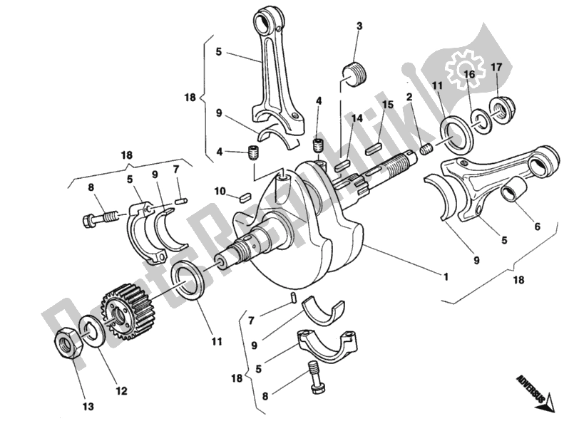 Todas las partes para Cigüeñal de Ducati Monster 900 1997
