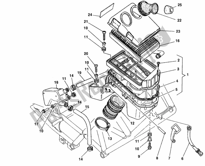 Tutte le parti per il Presa del Ducati Monster 900 1998