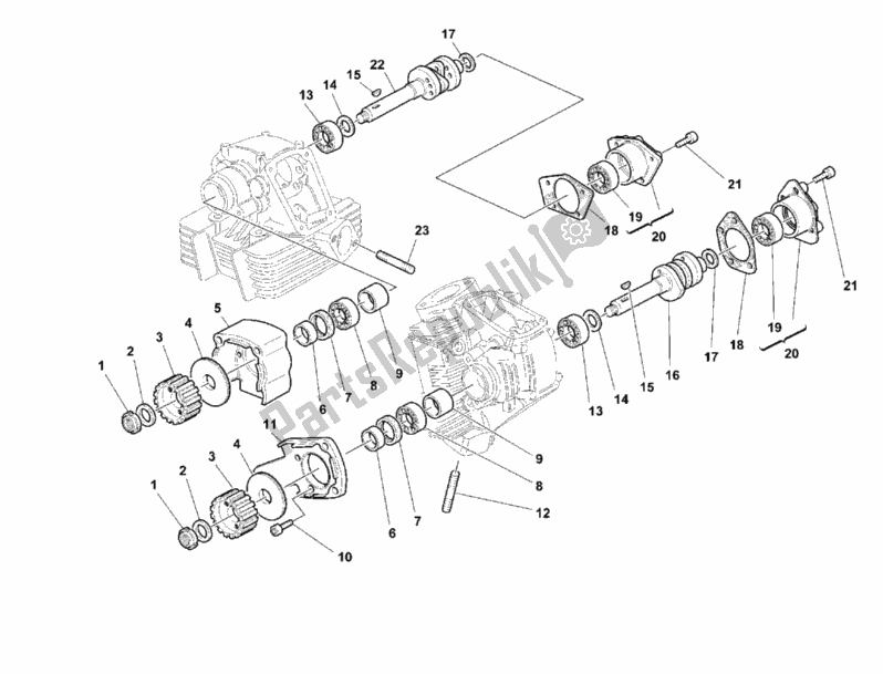 Tutte le parti per il Albero A Camme del Ducati Monster 900 1999