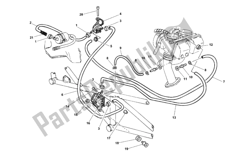 Tutte le parti per il Pompa Di Benzina del Ducati Monster 900 1999