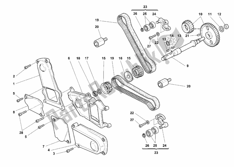 Todas las partes para Correa Dentada de Ducati Monster 900 1999