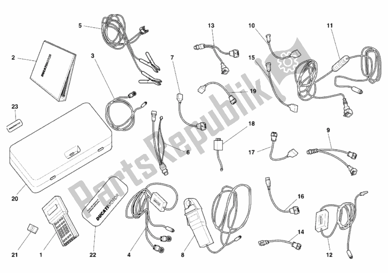 Todas las partes para Comprobar La Matesis Del Instrumento de Ducati Monster 900 2000