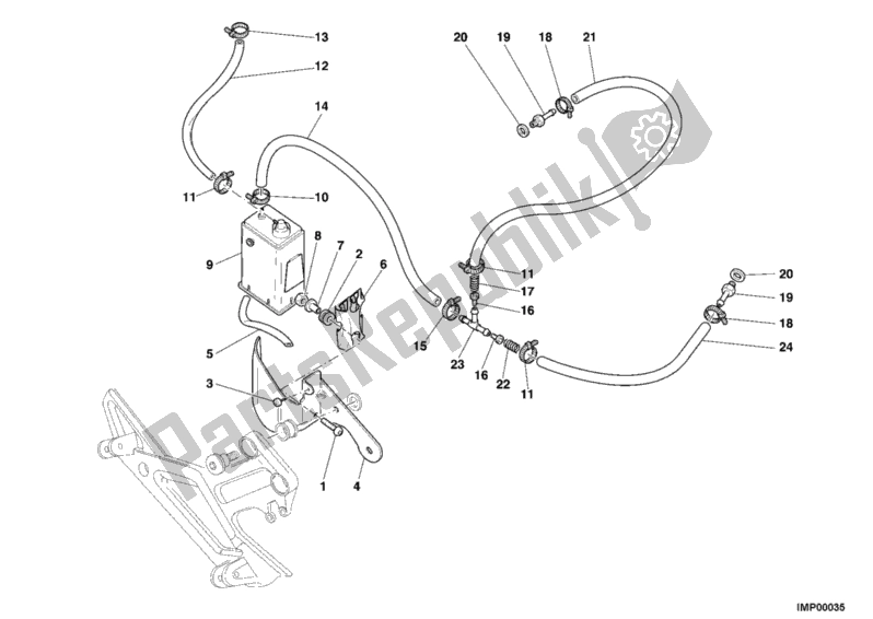 Tutte le parti per il Scatola Filtro Usa del Ducati Monster 900 2000