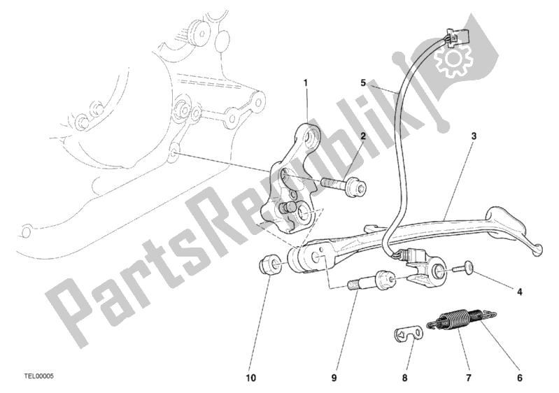 Todas las partes para Costado de Ducati Monster 900 2000