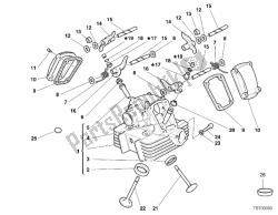 Vertical cylinder head