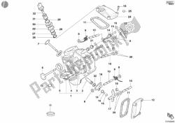 Horizontal cylinder head