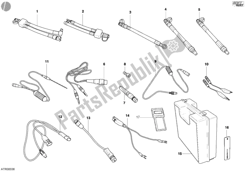 Todas las partes para Instrumento De Control De Presión de Ducati Monster 900 2002