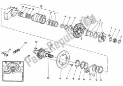 HUB, REAR WHEEL