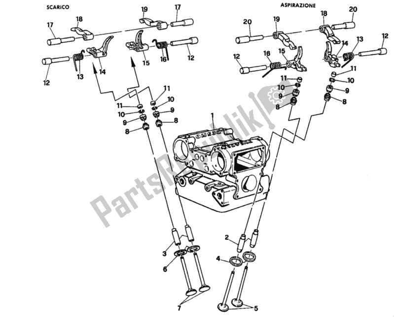 Todas las partes para árbol De Levas de Ducati Superbike 916 1994