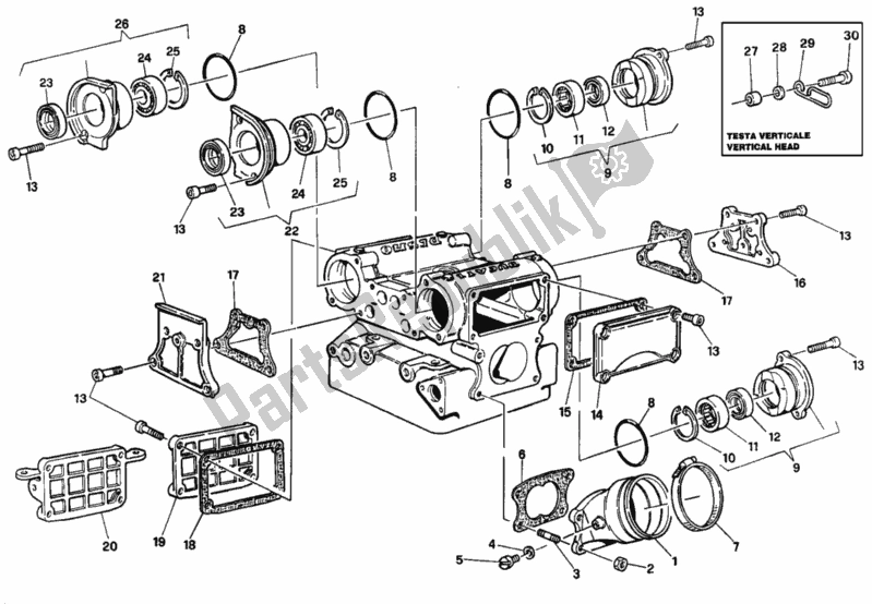 Todas las partes para Colector De Admisión de Ducati Superbike 916 1994