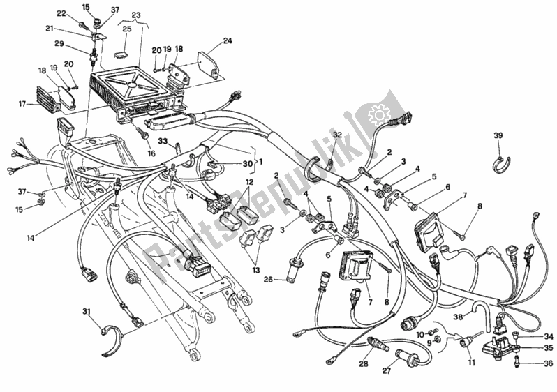 Todas las partes para Unidad De Control Del Motor Sp de Ducati Superbike 916 1995