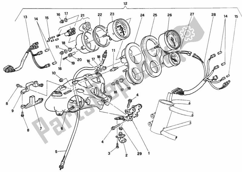 Todas las partes para Metro de Ducati Superbike 916 1995