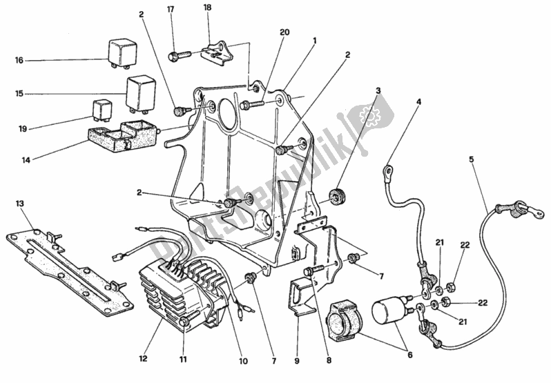 Todas las partes para Arnés De Cableado de Ducati Superbike 916 1995