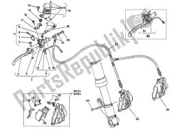 Front brake system