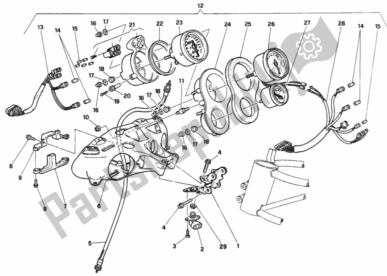 Tutte le parti per il Metro del Ducati Superbike 916 1996