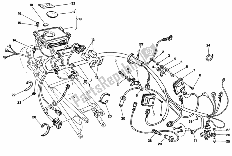Todas las partes para Unidad De Control Del Motor Biposto de Ducati Superbike 916 1997