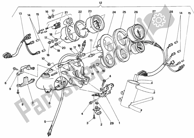 Tutte le parti per il Metro del Ducati Superbike 916 1997