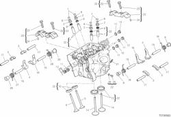 Vertical cylinder head