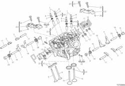 Vertical cylinder head