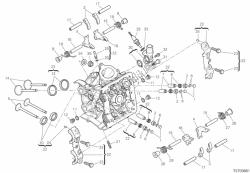 Horizontal cylinder head