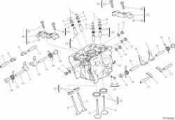 Vertical cylinder head