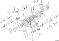 Vertical cylinder head