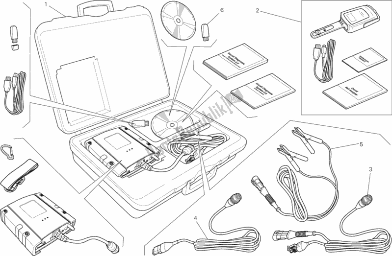 Todas las partes para Probador De Dds (2) de Ducati Multistrada 950 2017