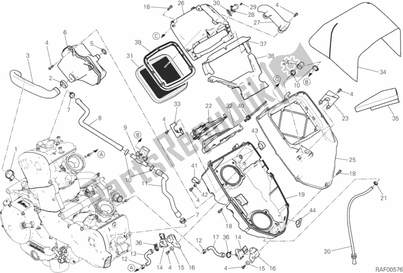 Todas las partes para Consumo de Ducati Multistrada 950 2017