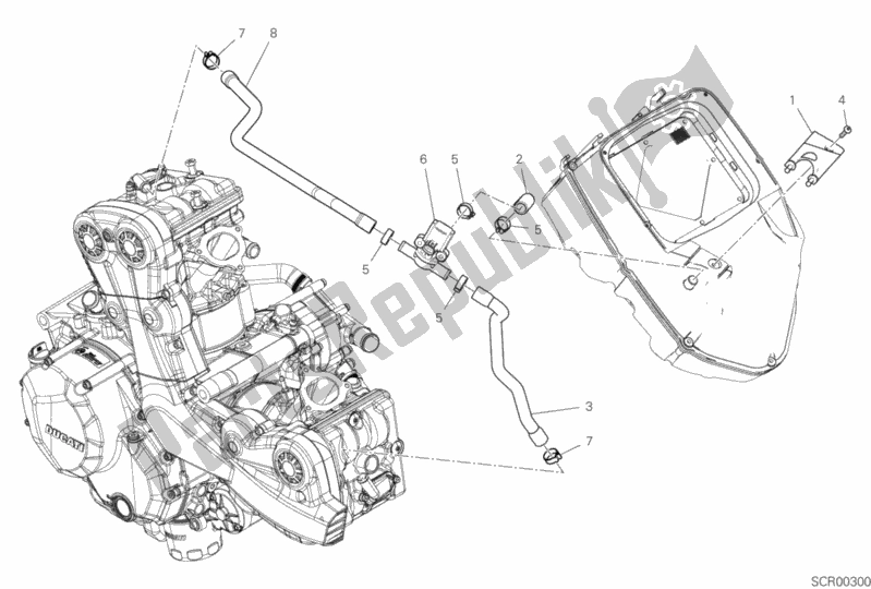 Tutte le parti per il Sistema Di Aria Secondaria del Ducati Multistrada 950 2019