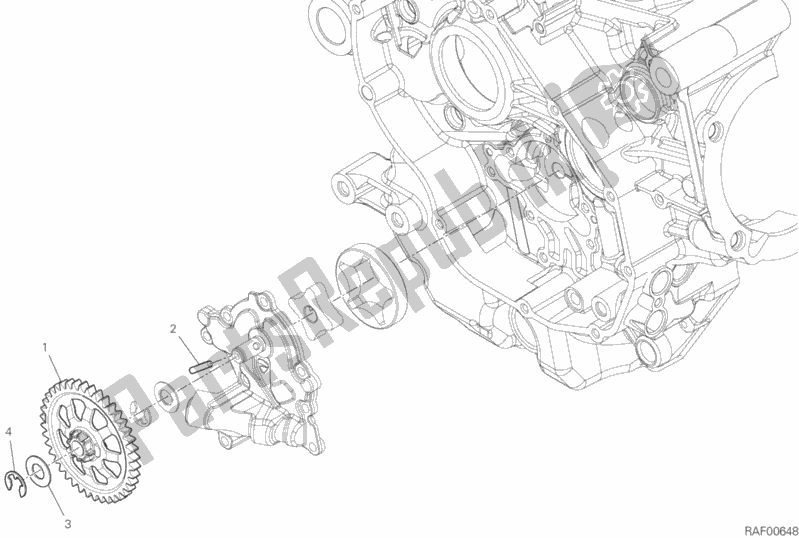 Wszystkie części do Pompa Oleju - Filtr Ducati Multistrada 950 2020