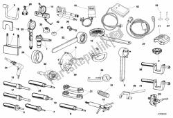 attrezzi di servizio dell'officina, motore