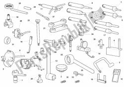 attrezzi di servizio dell'officina, motore