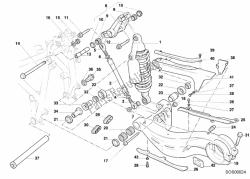 Rear shock absorber