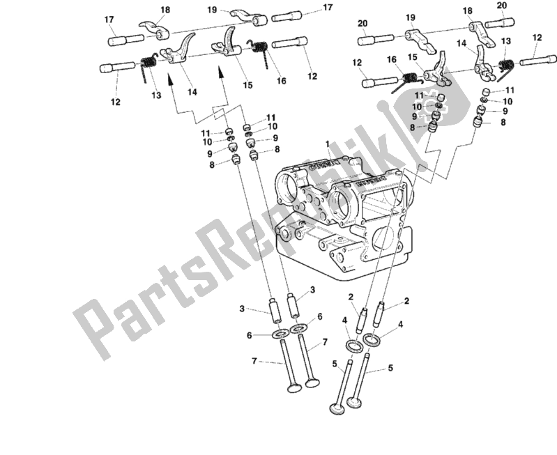 Alle onderdelen voor de 130 - Nokkenas van de Ducati Superbike 996 1999