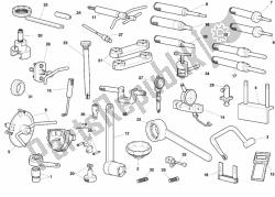 attrezzi di servizio dell'officina, motore