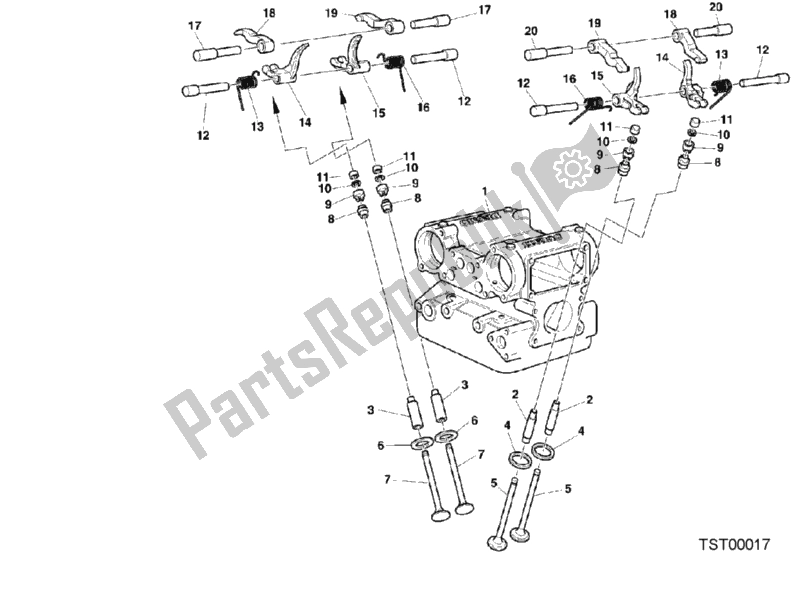 Tutte le parti per il 013 - Albero A Camme del Ducati Superbike 996 2000