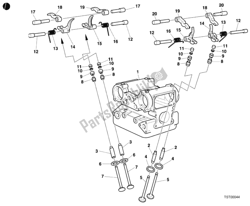 Todas las partes para 013 - árbol De Levas de Ducati Superbike 996 2001