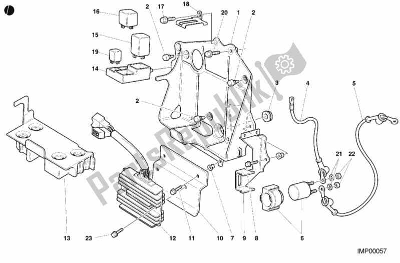 Tutte le parti per il Dispositivi Elettrici del Ducati Superbike 996 2001