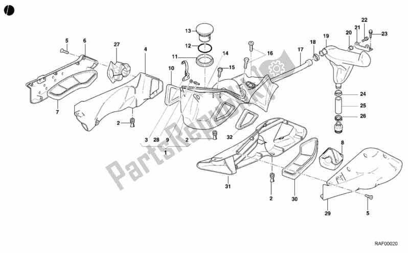 Tutte le parti per il Presa del Ducati Superbike 996 2001