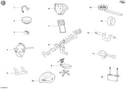 001 - ferramentas de serviço de oficina, motor