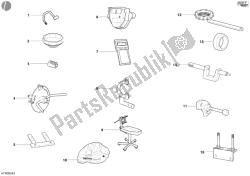 001 - ferramentas de serviço de oficina, motor