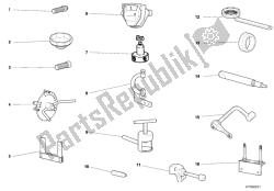 attrezzi di servizio dell'officina, motore