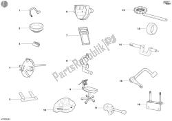 001 - ferramentas de serviço de oficina, motor