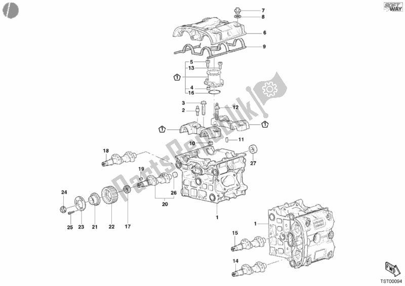 Todas las partes para Cabeza De Cilindro de Ducati Superbike 998 2002