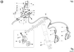 sistema de freno delantero 998s